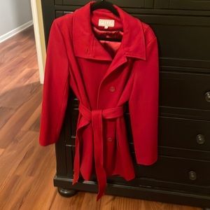 Red Peacoat